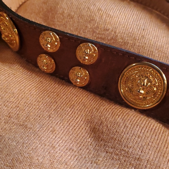 CODE AZURE leather belt size 32 NEW no tag - Picture 3 of 8